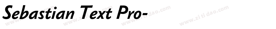 Sebastian Text Pro字体转换